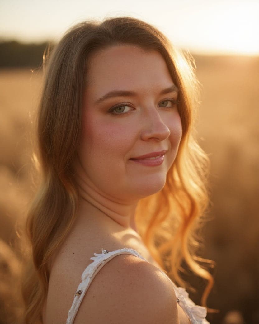 Editorial model portrait for ICONIC Portfolio Studio